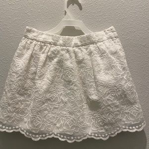 Janie and Jack, White Skirt